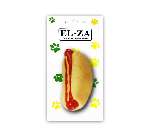 EL-ZA Іграшки гумові Ход-дог 17,5см